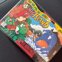 SNES Super Nintendo Super Mario World 2 Yoshis Island