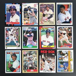 Jim Rice Baseball Card Lot 