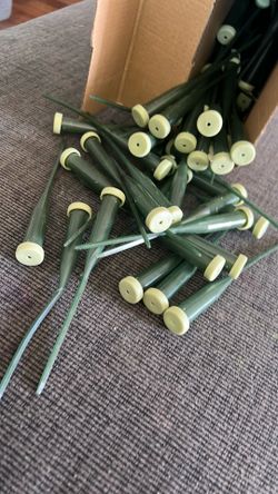 pulgadas, suministros de flores de plástico para flores frescas con tapa de goma para arreglos de