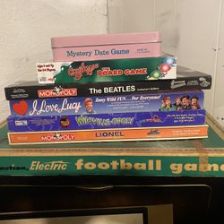 Lot Of 7 Vintage/Retro Games
