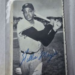 1960s Baseball Deckle Edge Willie Mays