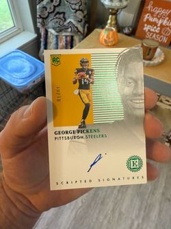 Pickens 10/10 bookend Rookie on card auto