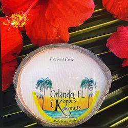 Scented Coconut Shell Candle
