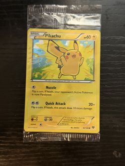 2014 Pokemon Pikachu 42/146 Cosmos Holo LEGO Movie Sealed 2-Card Promo