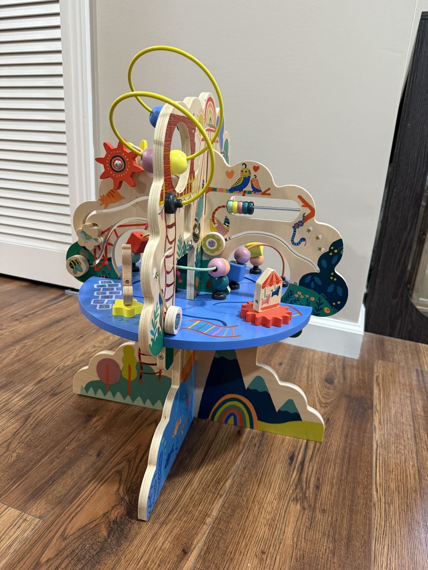 Manhattan toy playground adventure wooden toddler activity center