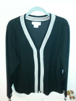 Cathy daniels ladies zippered top