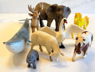 Schleich Play Worlds: Wild Life & Farm World Figures