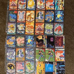 135 Vintage Topps Pokemon Card Collection 