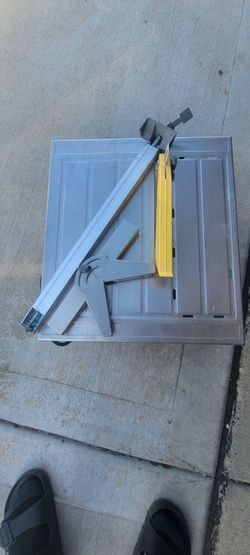 Workforce 7inch wet tile saw