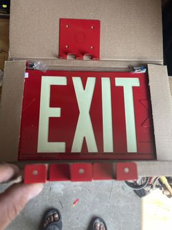 2 Exit Signs