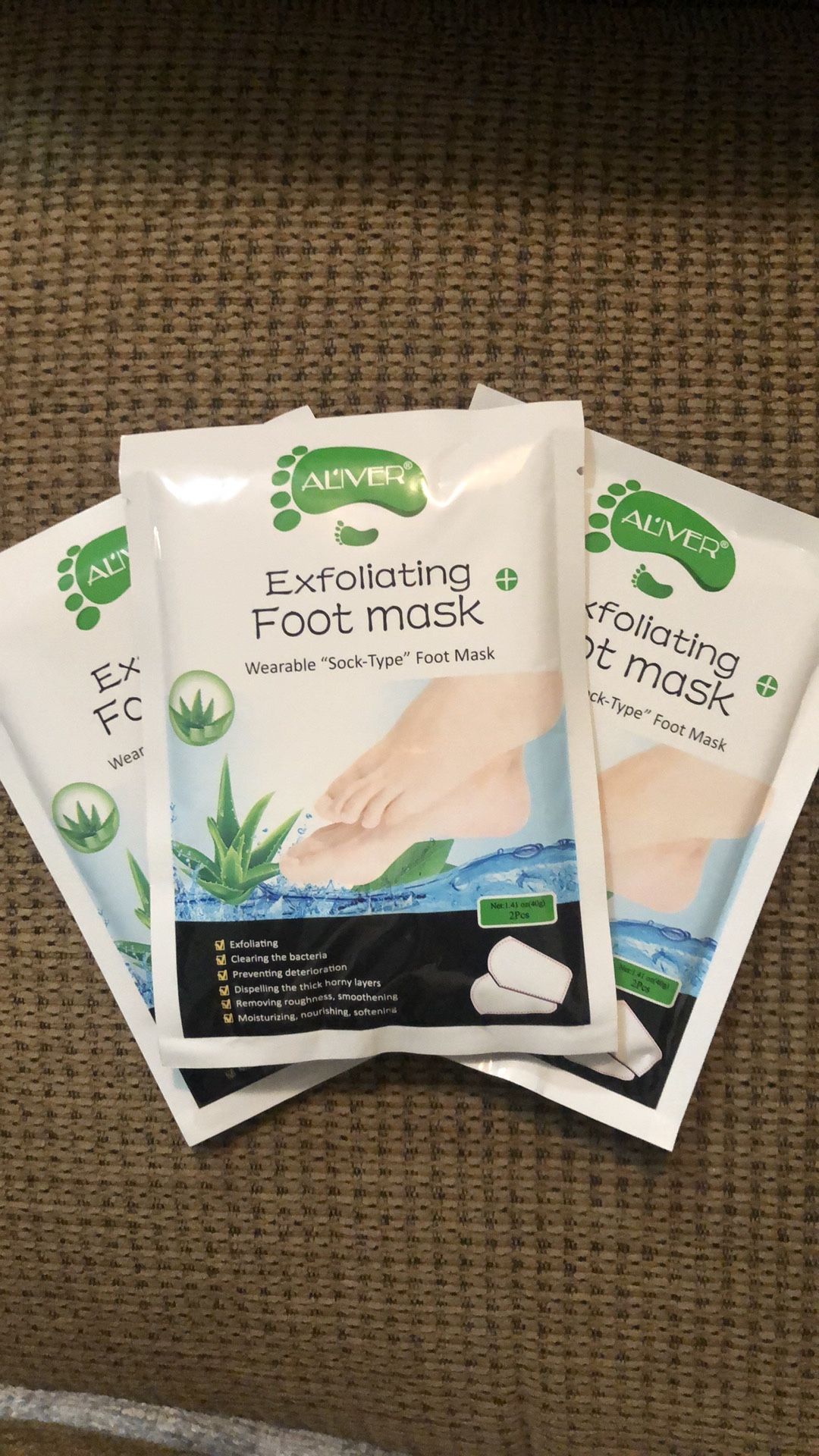Exfoliating Foot Mask Sock Type Delivery 3 Pairs