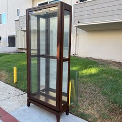 Vintage Cabinets Natural Wood Coffee Color
