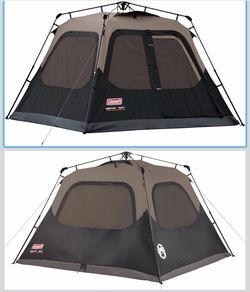 NEW Coleman 4-Person Instant Cabin Tent + Rainfly – Never Used