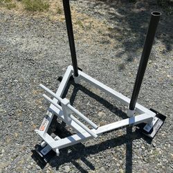 Weight Sled And Pull Down Lat Machine With Bar Both For 200.00