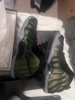 nike air foamposite pro pine green size 12