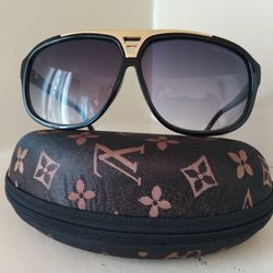 Louis Vuitton Evidence Gold Sunglasses 