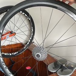 Road Bike Wheels With Case 