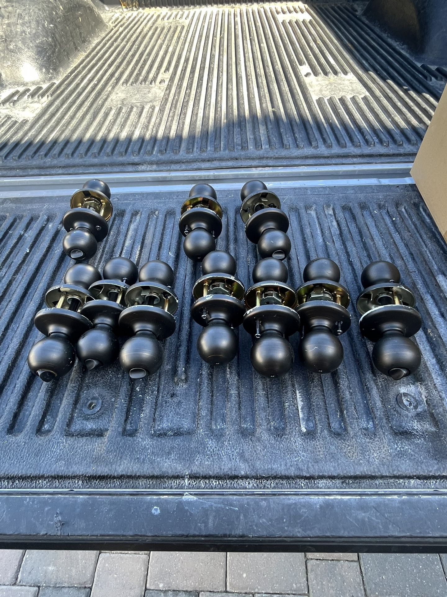 Kwikset Regina Bronze Interior Door Handle Sets