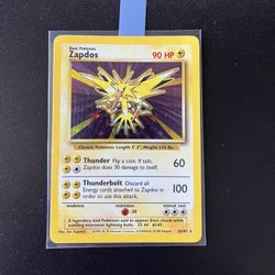 Zapdos - Holographic Base Set Pokemon Card #2
