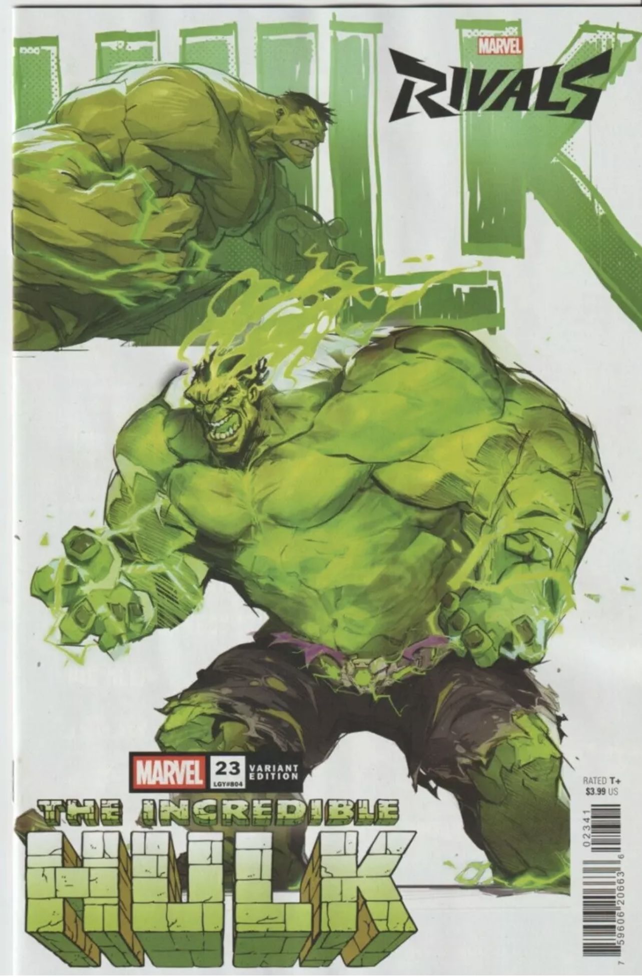 The Incredible Hulk # 23 Rivals Variant Cover NM Marvel 2025 Is