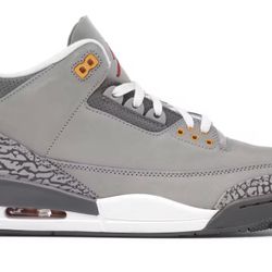 Nike Air Jordan 3 Cool Grey Size 5Y 6.5Y 