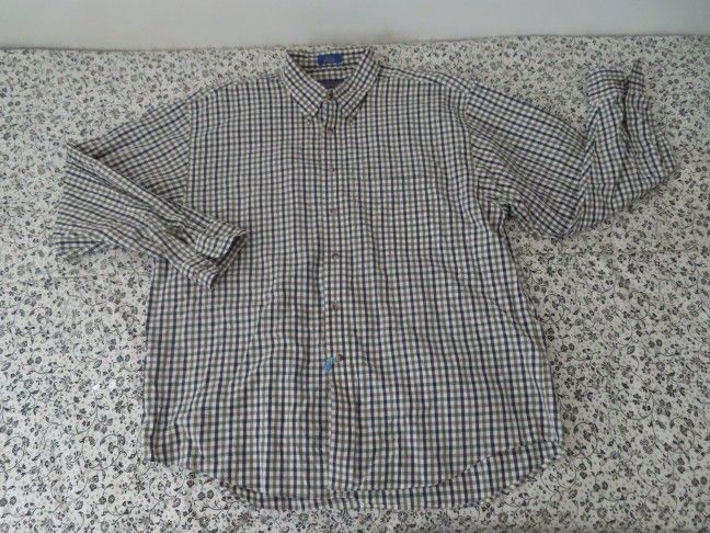 pendleton plaid multicolor button up shirt XL