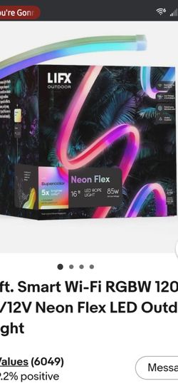 LIFX 16 foot outdoor neon light