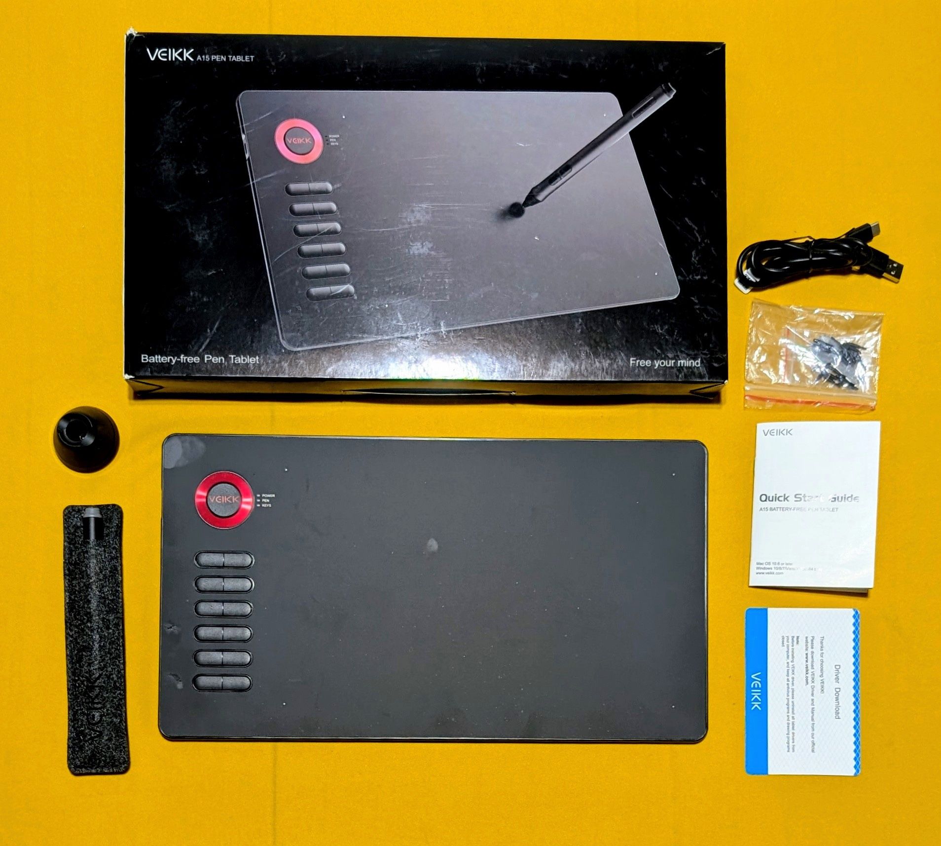 VEIKK A15Pro Graphics Drawing Tablet