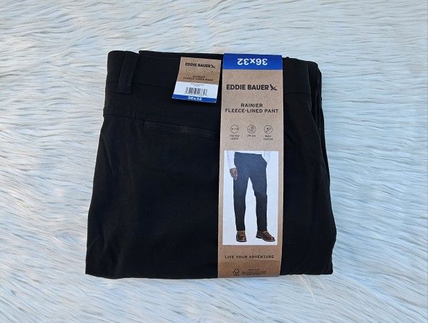 Eddie Bauer Rainier Fleece Lined Pant Size 36 x 32