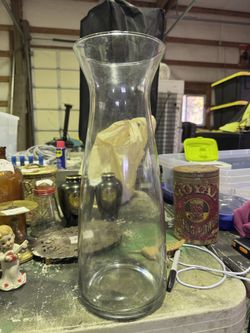 Very Tall Glass Vase