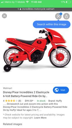 Incredible power wheel motorcycle