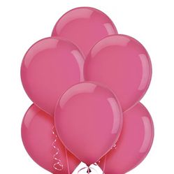 New Pack of 6 - 11” Magenta Party Balloons