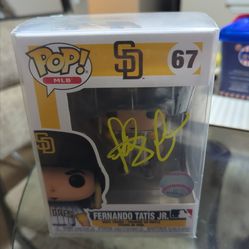 Beckett witness seal Autographed fernando tatis jr. Funkopop padres