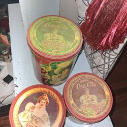 Coca Cola Canasters