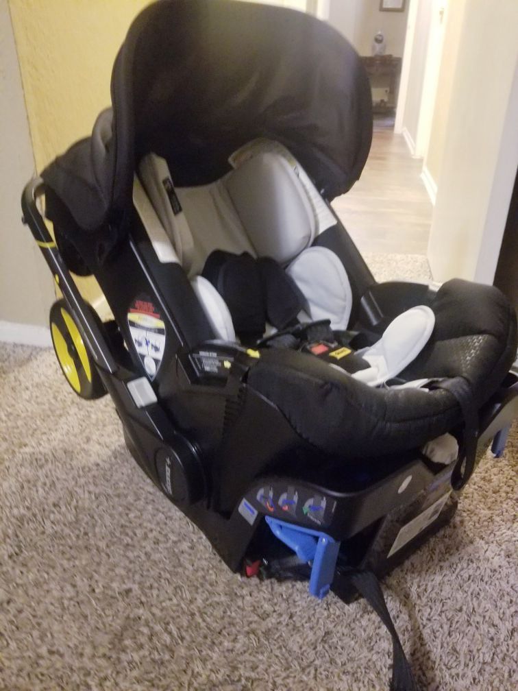 Doona stroller converts to car seat