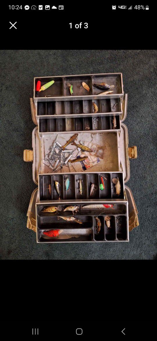 Vintage Umco Tackle Box Fishing