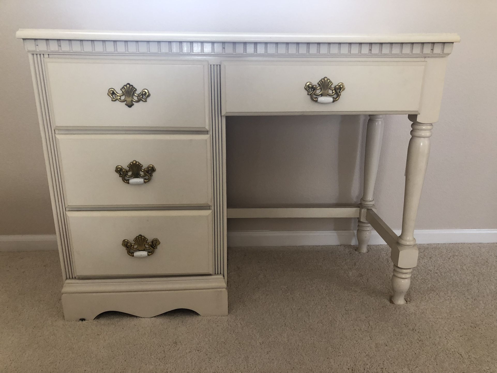 Vintage Solid Wood Desk
