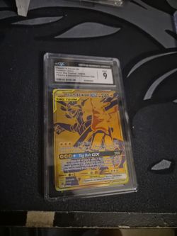 Pikachu and necromancer gx pokemon black star promo sm248