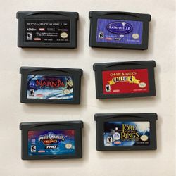 Game Boy Advance Pack 6 Games