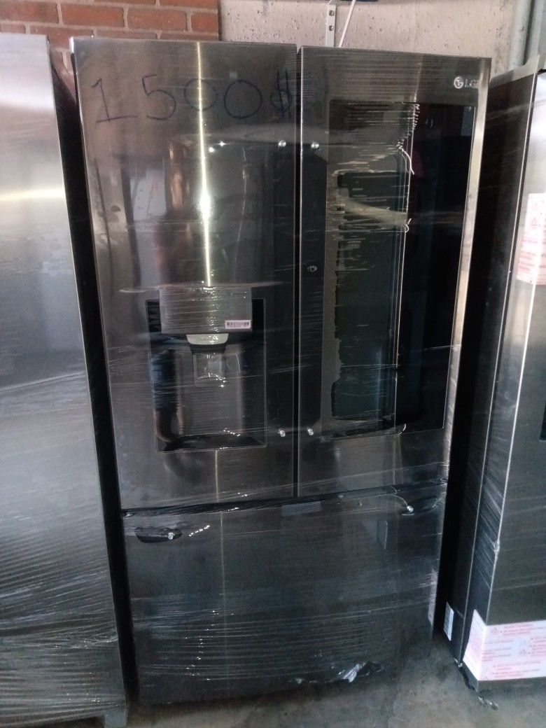 New Lg 3 Door Refrigerator Hidden Door