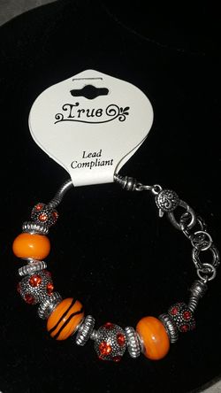 True orange Bracelet Silver
