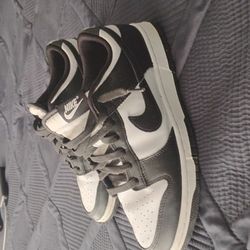 Nike Size 9 Panda Dunk Lows No Box Used 