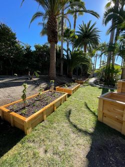 Custom Size Planter Box With Wheel Restaurant Home Decor Outdoor Raised Bed Vegetables Herb AC pool equipment heater cover privacy wall