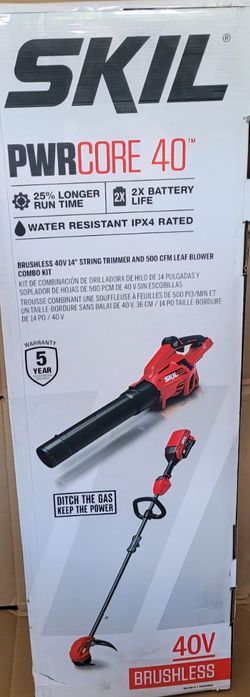 SKIL 40-volt Cordless Trimmer Leaf Blower  Combo