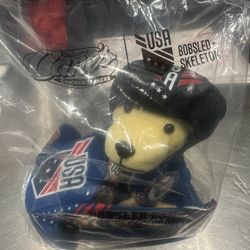 Raising Cane’s USA Bobsled & Skeleton Plush Bear – Sealed