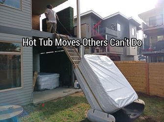 Specialty Hot Tub Relocation & Difficult Access Moves