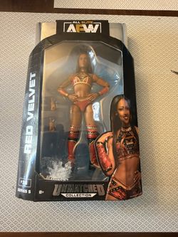 AEW Red Velvet Unmatched Collection Series 5 Action Figure – Box Wear 