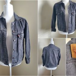 Gray Jean Jacket