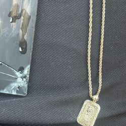 10k Gold Rope Chain Set