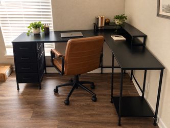 Black computer desk - new in box